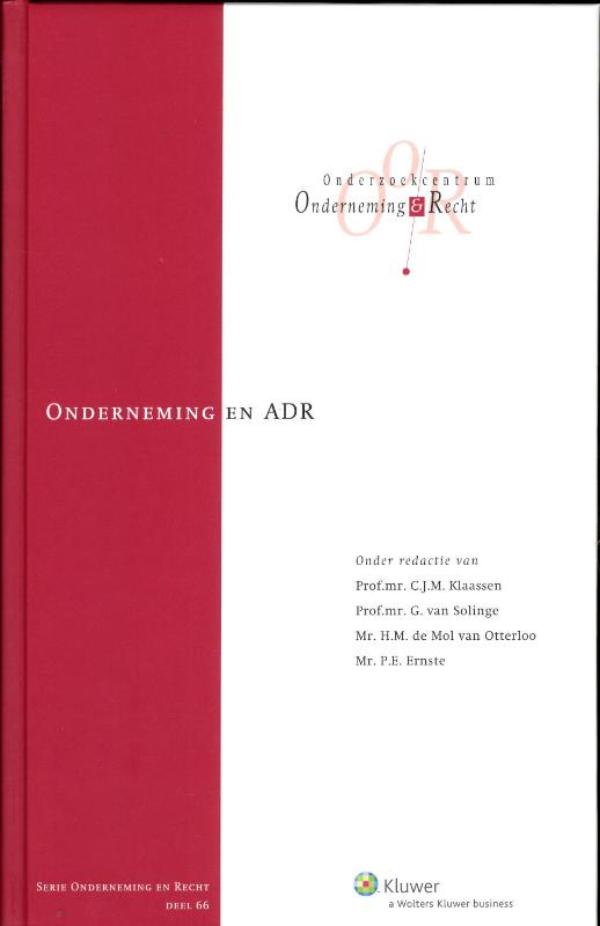 Omslag van Onderneming en ADR
