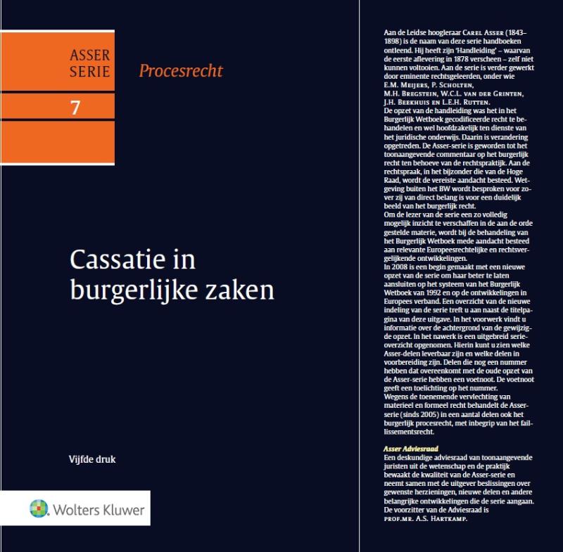 Omslag van Cassatie in burgerlijke zaken