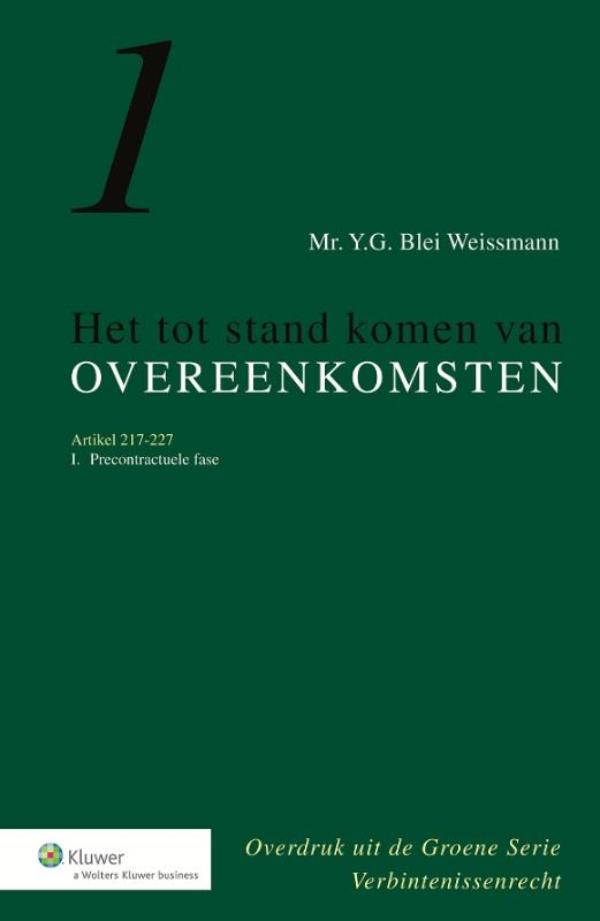 Omslag van Het tot stand komen van overeenkomsten