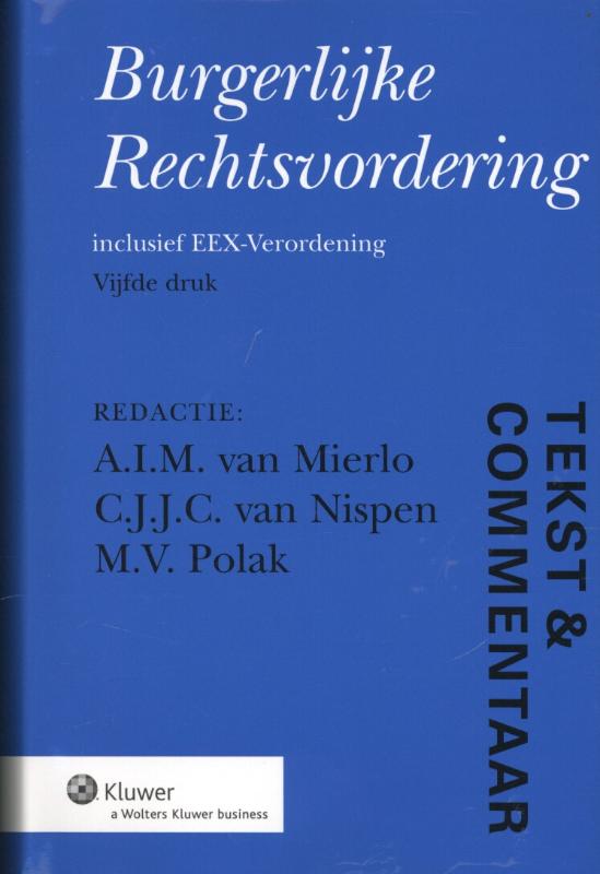 Omslag van Burgerlijke rechtsvordering