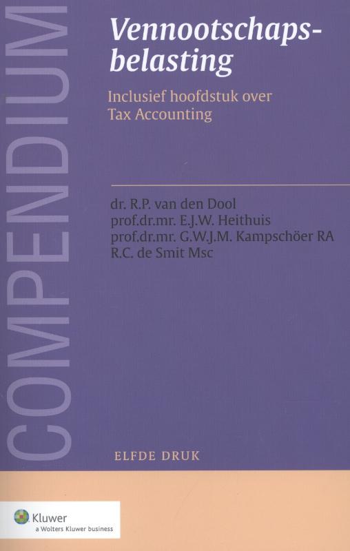 Omslag van Compendium van de vennootschapsbelasting