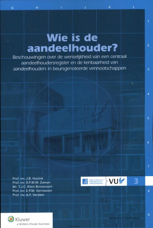 Omslag van Wie is de aandeelhouder?