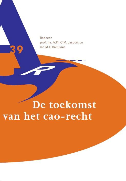 Omslag van De toekomst van het cao-recht