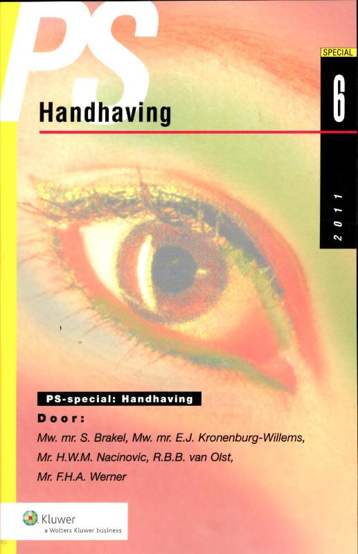 Omslag van Handhaving