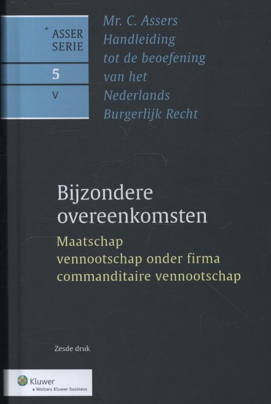 Omslag van Maatschap, vennootschap onder firma, commanditaire vennootschap