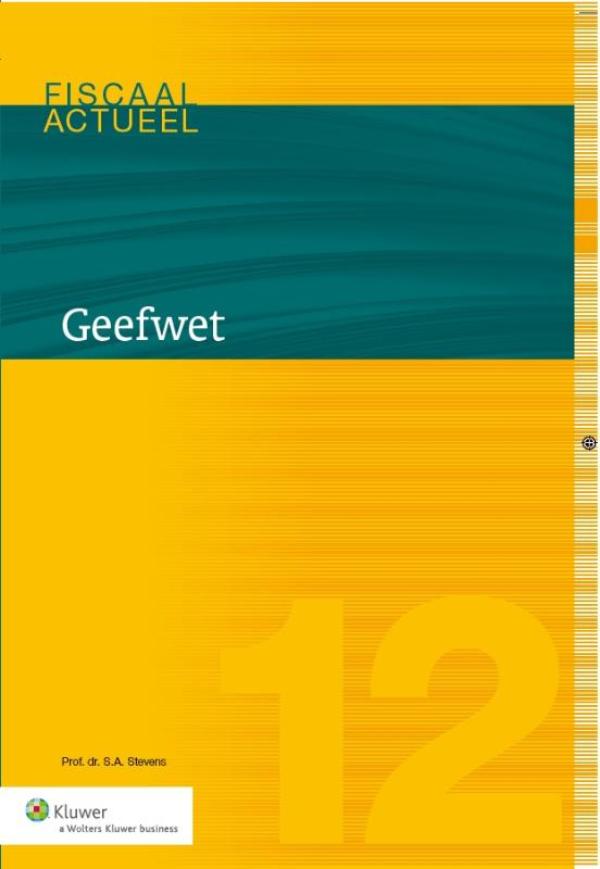 Omslag van Geefwet