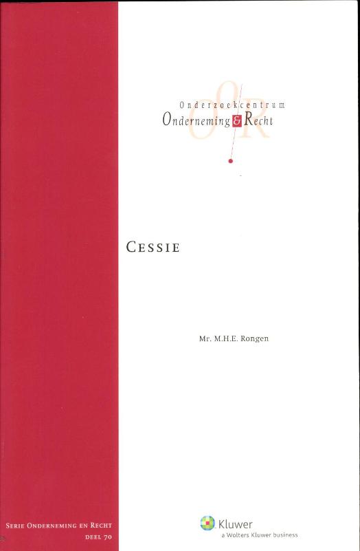 Omslag van Cessie