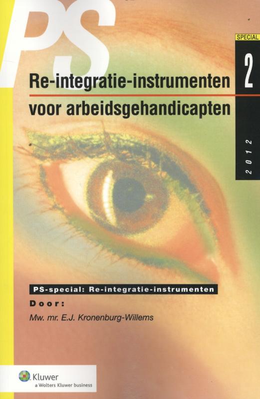 Omslag van Re integratieinstrumenten voor arbeidsgehandicapten