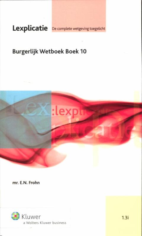 Omslag van Burgerlijk Wetboek boek 10