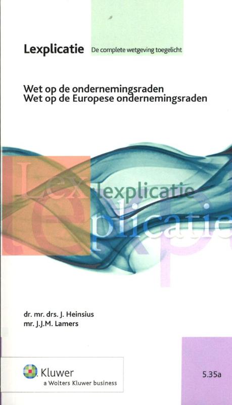 Omslag van Wet op de ondernemingsraden, Wet op Europese ondernemingsraden