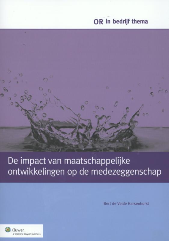 Omslag van De impact van maatschappelijke ontwikkelingen op de medezeggenschap
