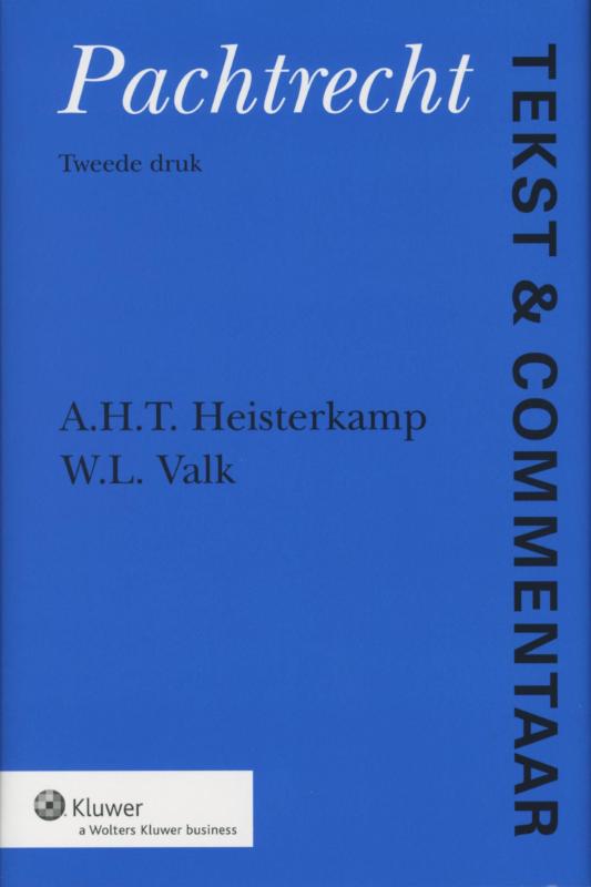 Omslag van Tekst & Commentaar: Nieuw Pachtrecht