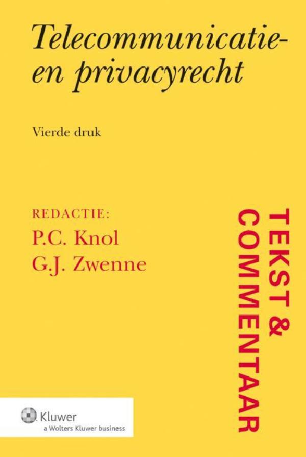 Omslag van Telecommunicatie- en privacyrecht