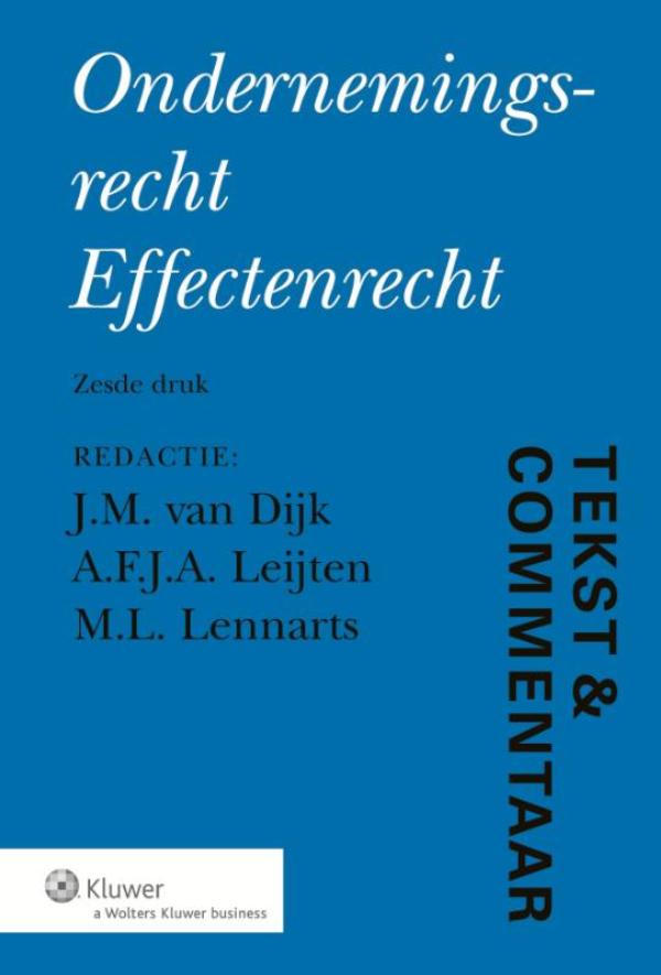 Omslag van Ondernemingsrecht effectenrecht