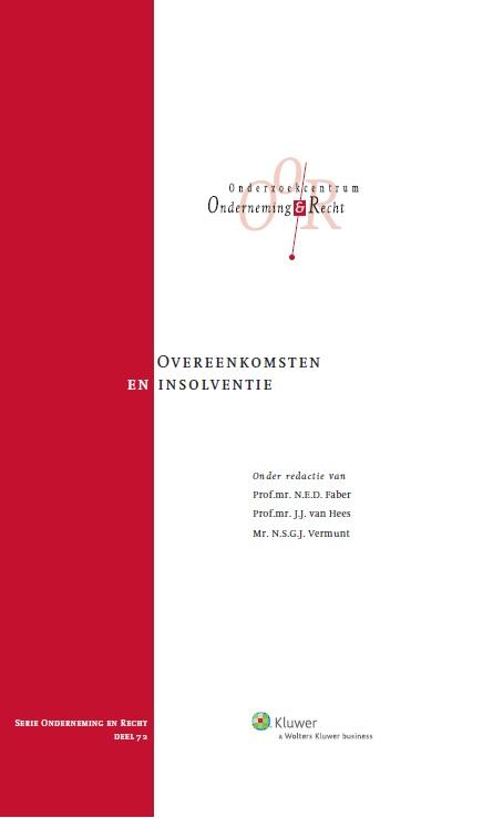 Omslag van Overeenkomst en faillissement
