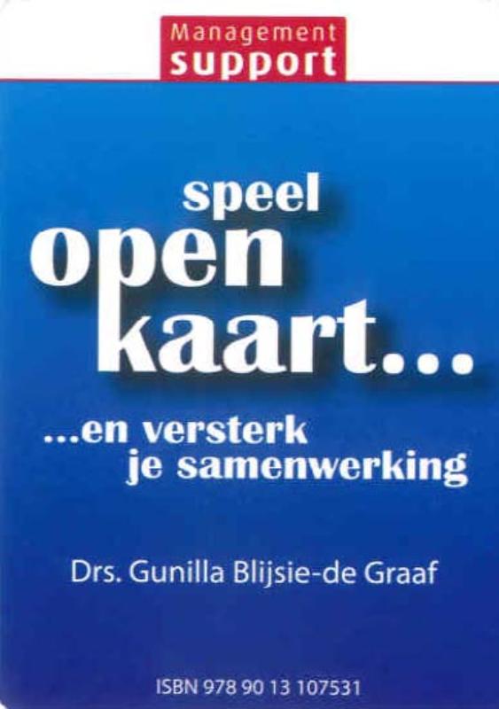 Omslag van Speel open kaart