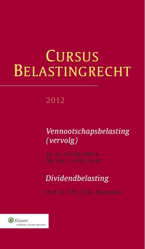 Omslag van Vennootschapsbelasting (vervolg), Dividendbelasting