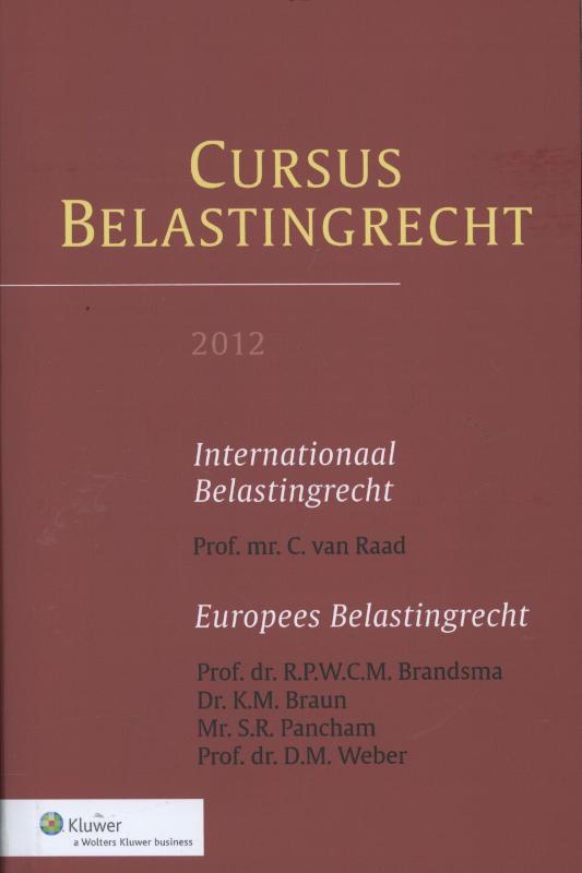 Omslag van 13 Internationaal belastingrecht / Europees belastingrecht