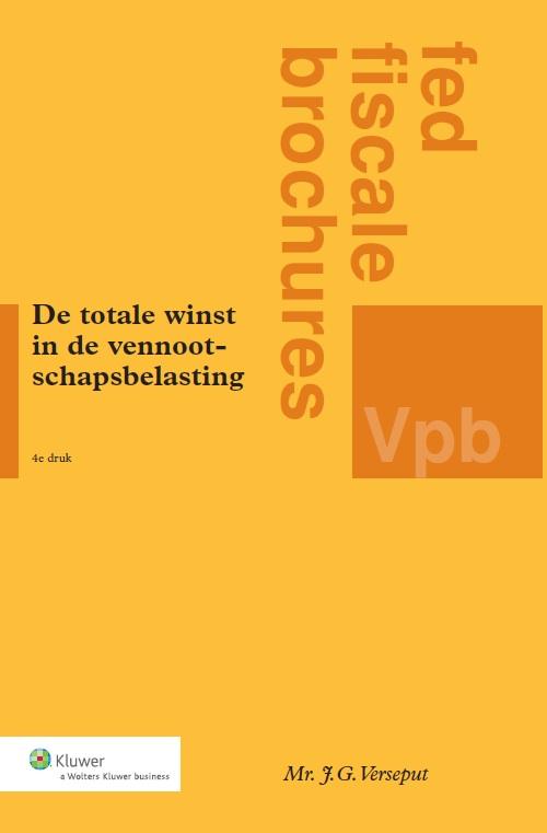 Omslag van Totale winst in de vennootschapsbelasting