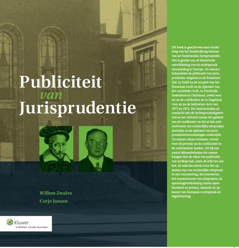Omslag van Publiciteit van Jurisprudentie