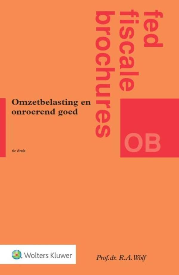 Omslag van Omzetbelasting en onroerend goed