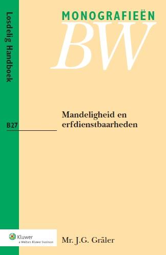 Omslag van Mandeligheid en erfdienstbaarheden