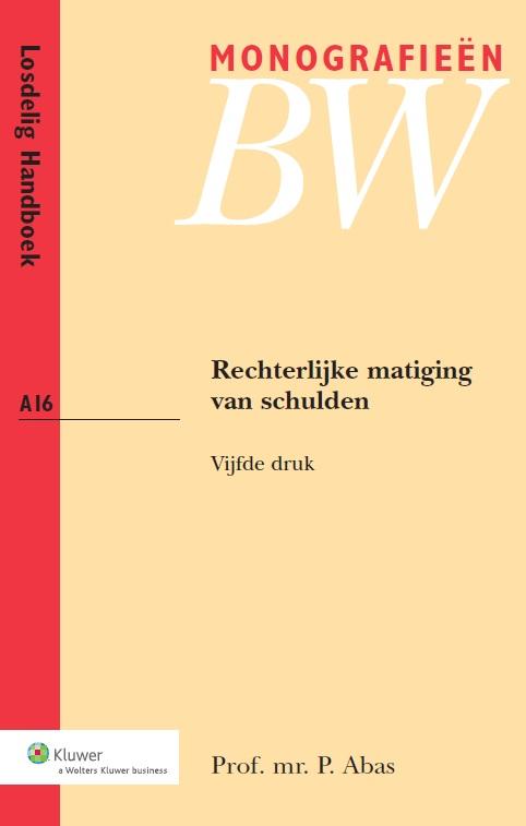 Omslag van Rechterlijke matiging van schulden