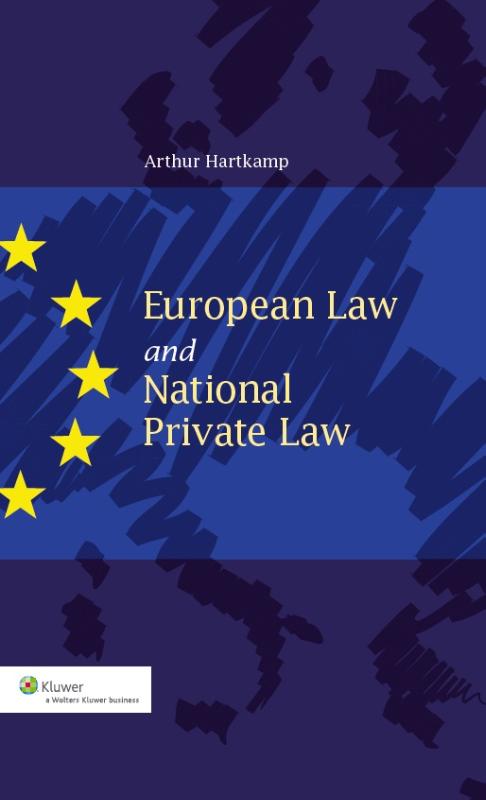 Omslag van European law and national private law