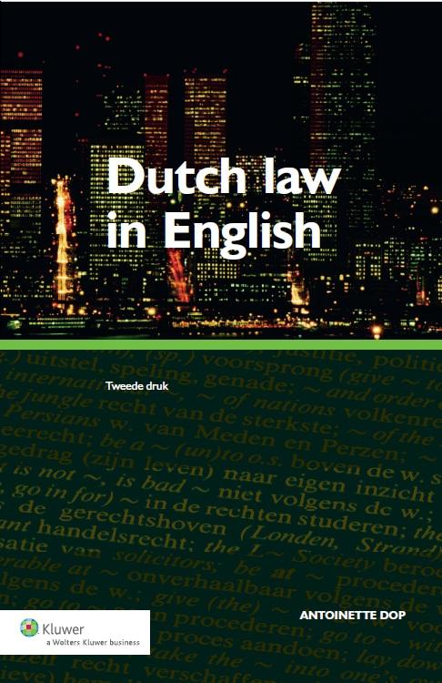 Omslag van Dutch law in English