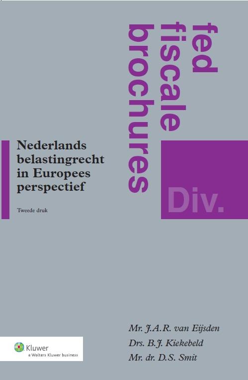 Omslag van Nederlands belastingrecht in Europees perspectief