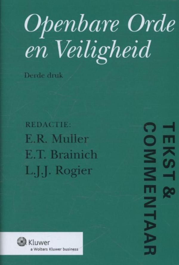 Omslag van Openbare orde en veiligheid