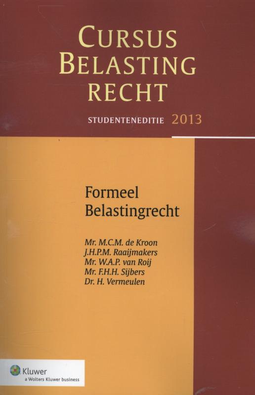 Omslag van studenteneditie 2013