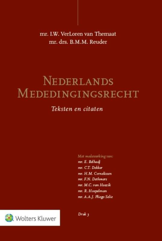 Omslag van Nederlands mededingingsrecht