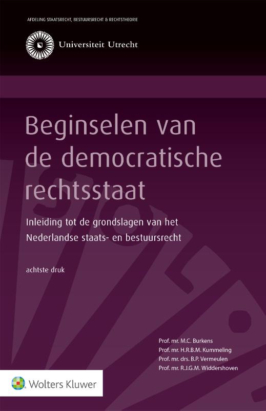 Omslag van Beginselen van de democratische rechtsstaat