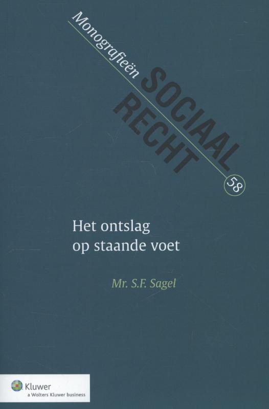 Omslag van Het ontslag op staande voet