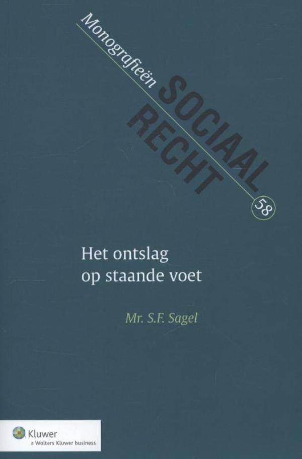 Omslag van Het ontslag op staande voet