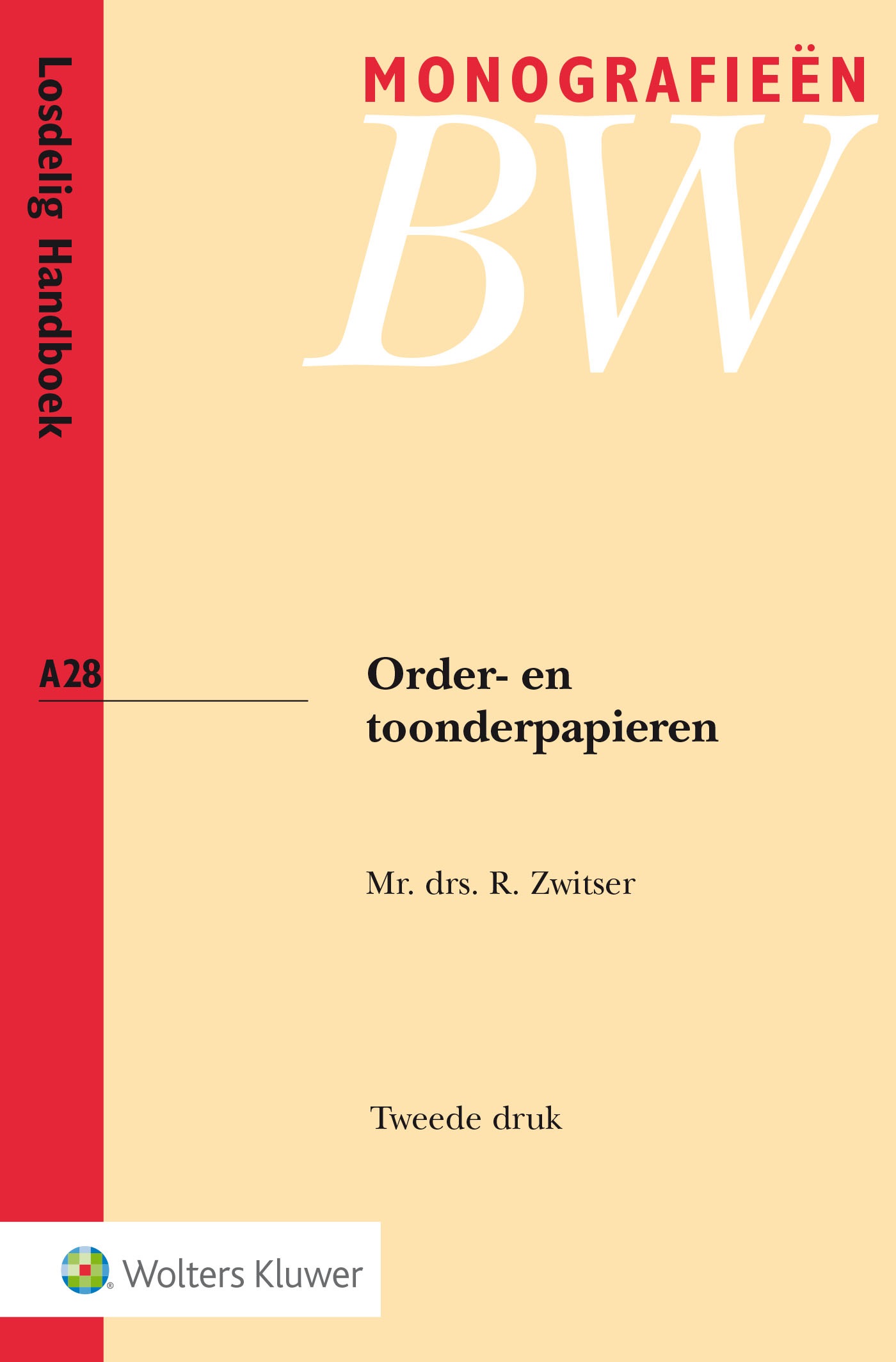 Omslag van Order- en toonderpapieren