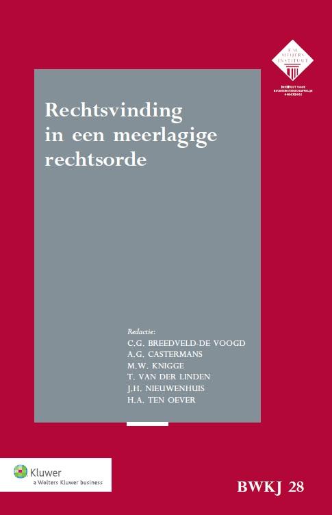 Omslag van Rechtsvinding in een meerlagige rechtsorde