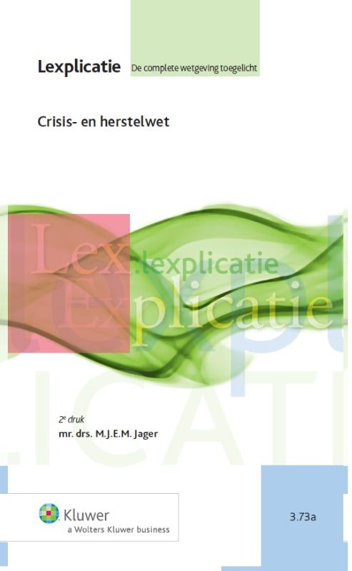 Omslag van Crisis- en herstelwet