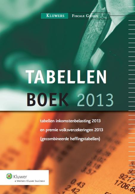 Omslag van Kluwer tabellenboek