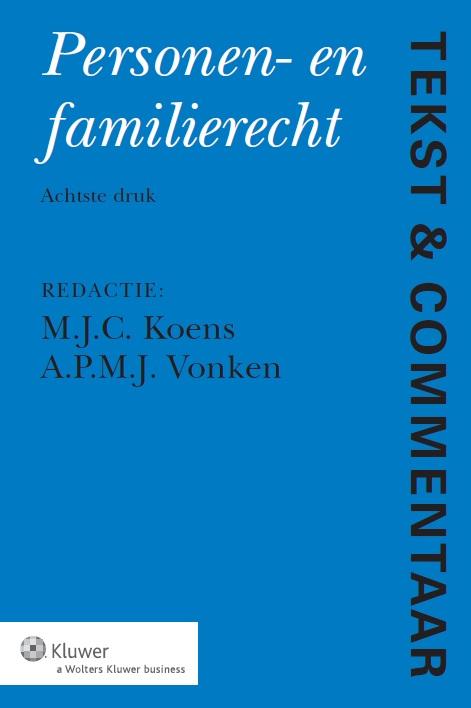 Omslag van Personen en Familierecht