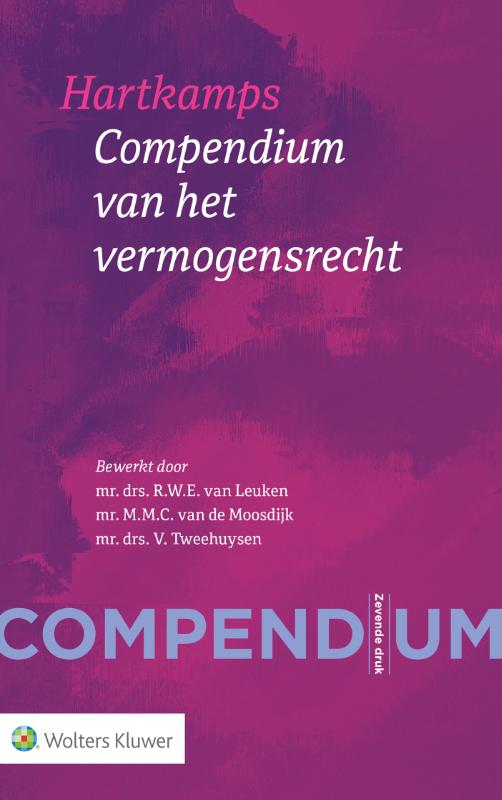 Omslag van Hartkamps Compendium van het vermogensrecht