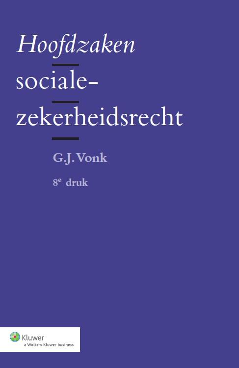 Omslag van Hoofdzaken socialezekerheidsrecht