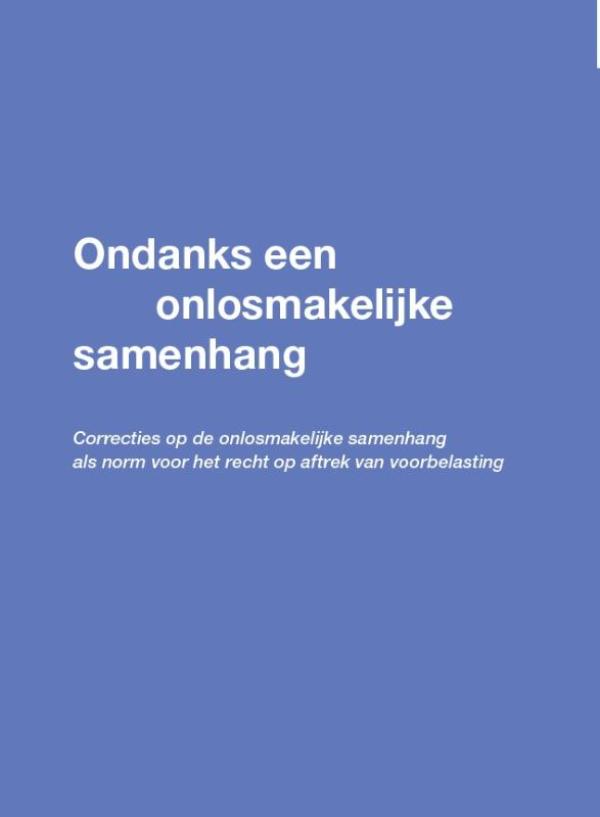 Omslag van Ondanks een onlosmakelijke samenhang