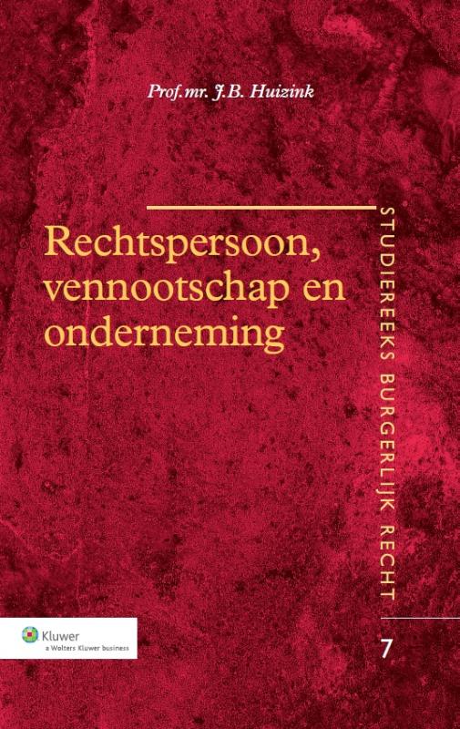 Omslag van Rechtspersoon, vennootschap en onderneming