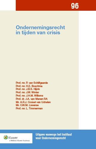 Omslag van Ondernemingsrecht in tijden van crisis