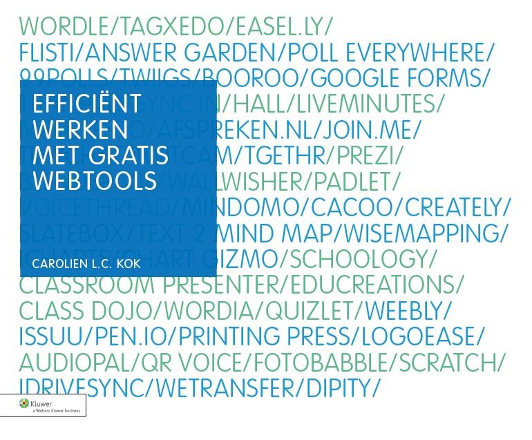 Omslag van Efficient werken met gratis webtools