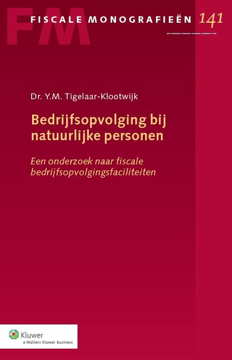 Omslag van Bedrijfsopvolging bij natuurlijke personen