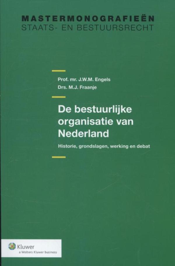 Omslag van De bestuurlijke organisatie van Nederland