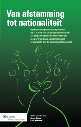 Omslag van Van afstamming tot nationaliteit